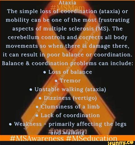loss of muscle coordination results from damage to the|Ataxia: How to Improve Balance and Coordination .